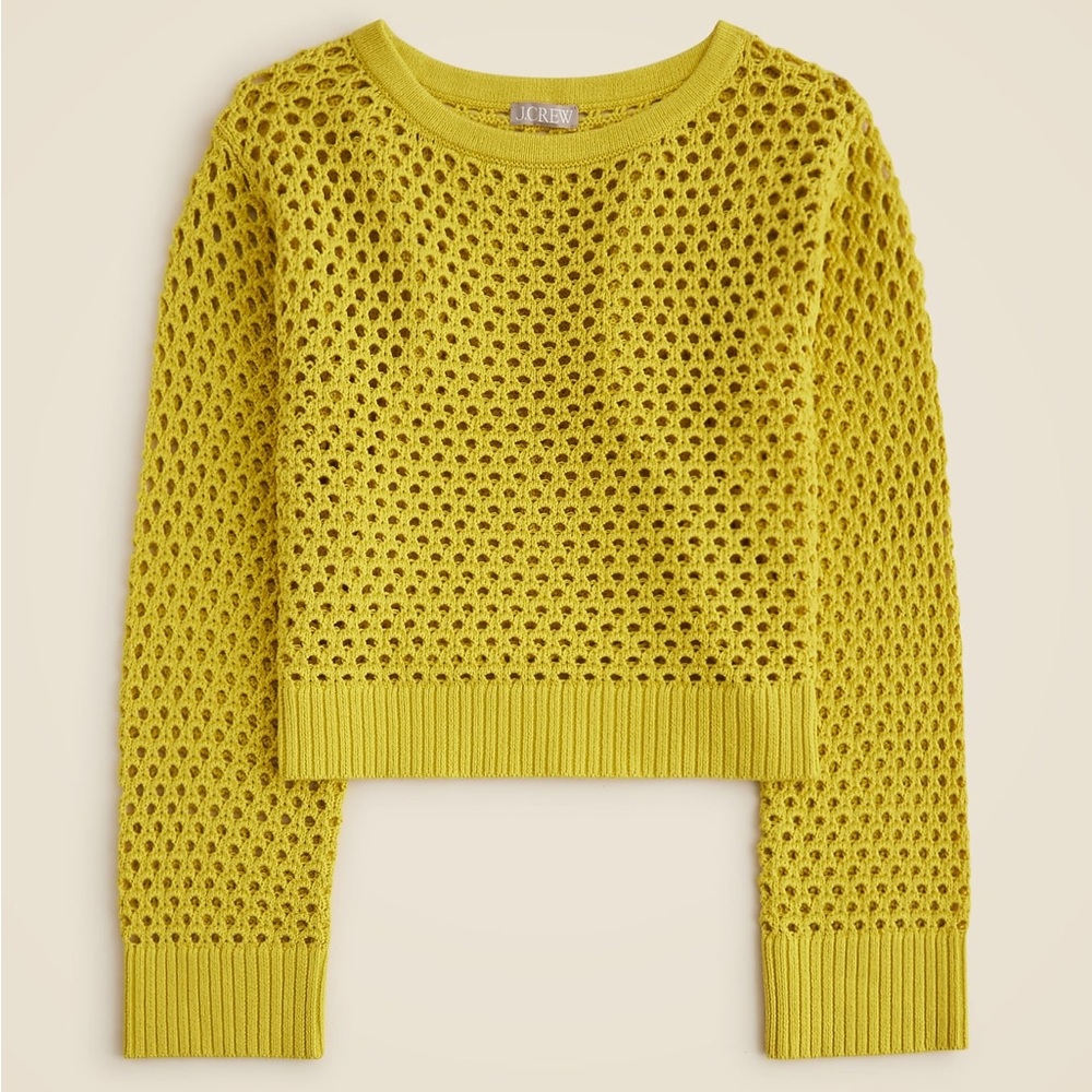 Jcrew Pointelle Boatneck Sweater M